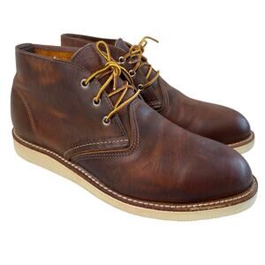 Red Wing Heritage Work Chukka Boot Men's 11.5D (3137) Copper Rough & Tough